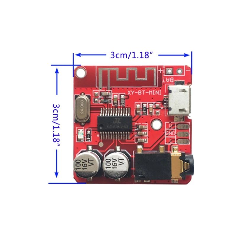 3.7-5V Bluetooth-compatible Lossless Board Car Speaker