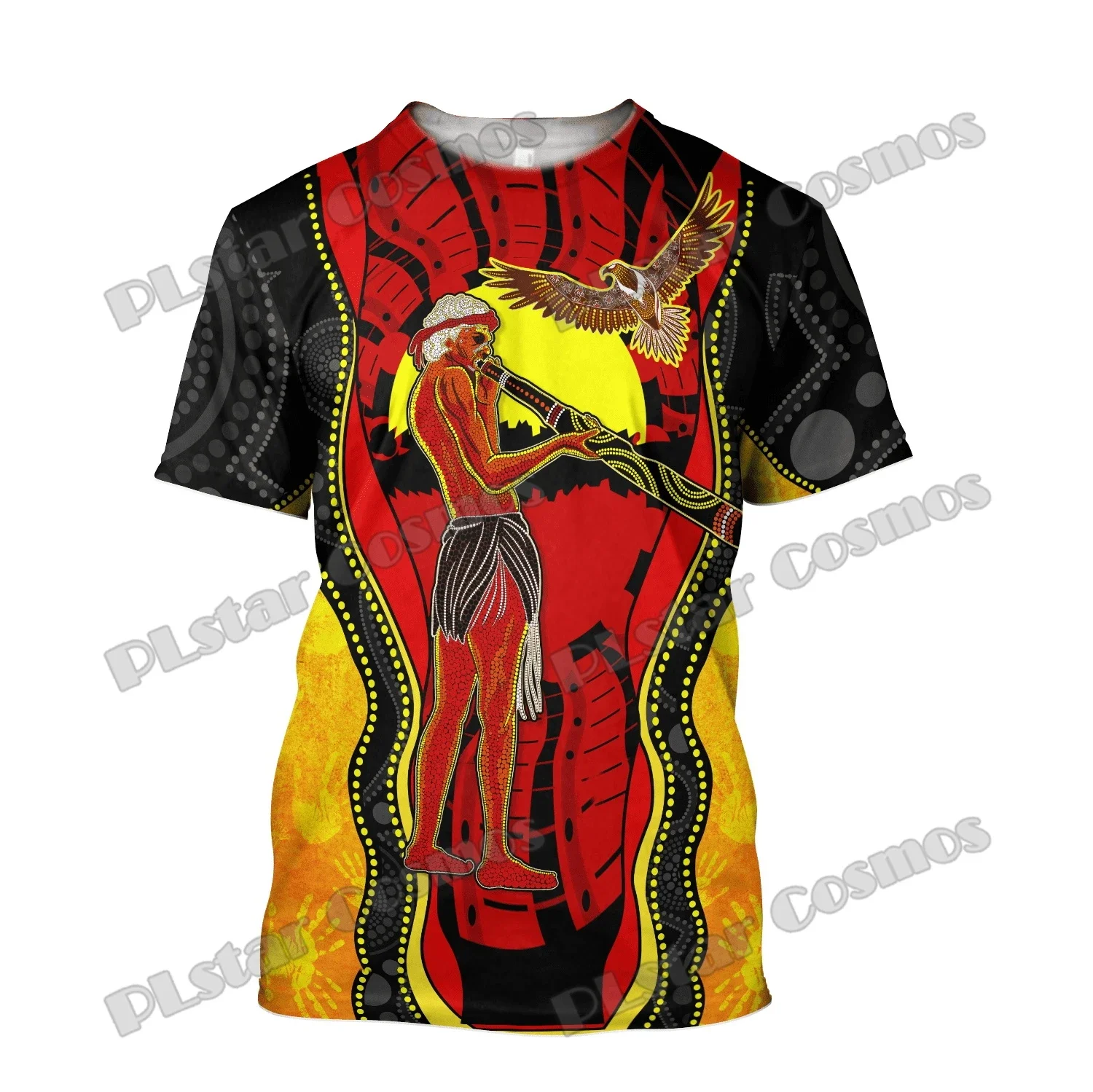 Didgeridoo Australia Aboriginal Indigenous Music 3D Printed Fashion Men's T-Shirt Summer Unisex Harajuku Casual t shirt TD46