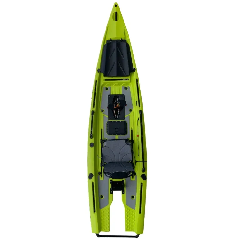 This 4-meter Single-person Fishing Kayak, Equipped with A Non-gas-powered Motor, Is The Perfect Choice for A Fishing Trip.