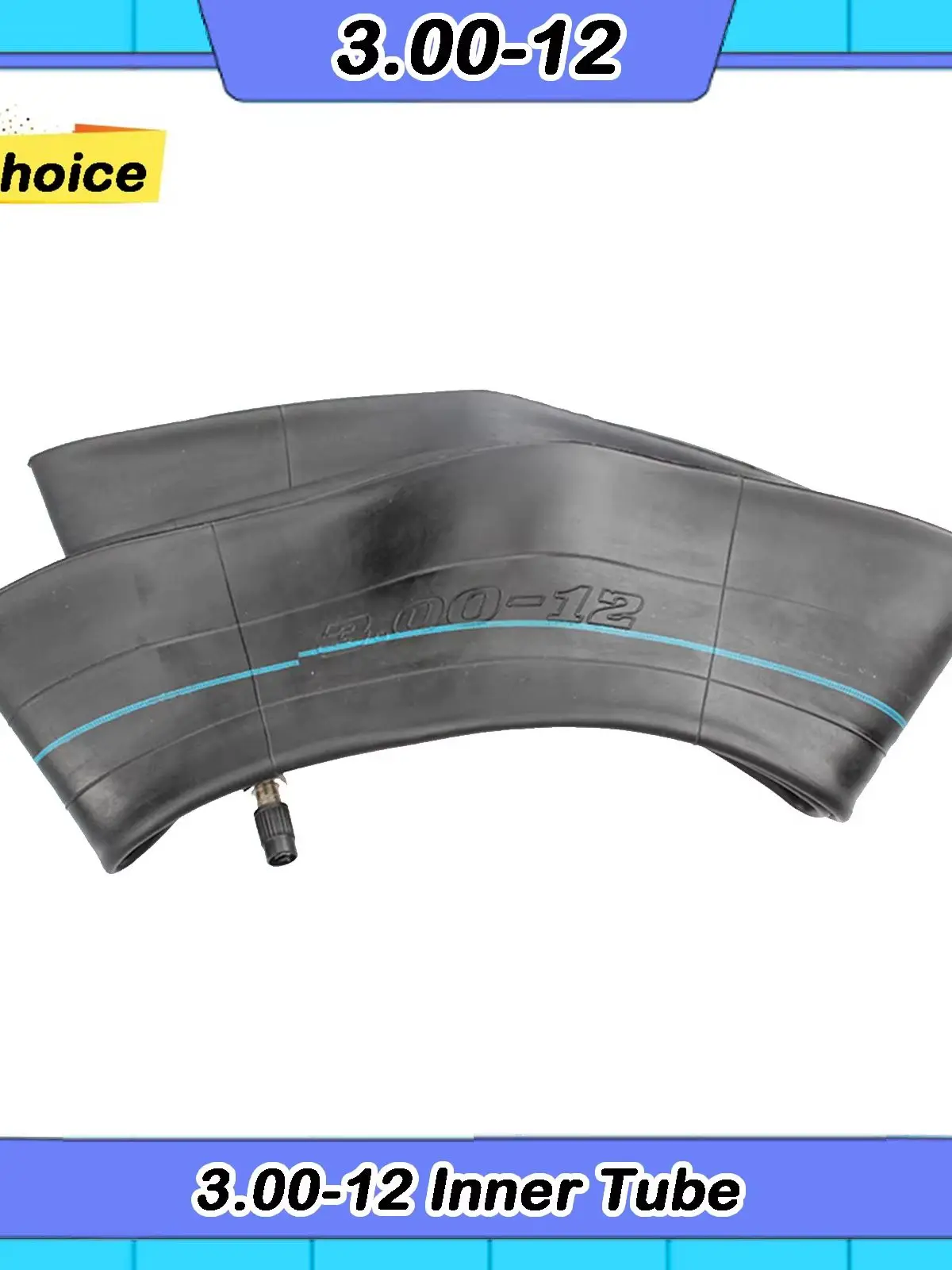 AliExpress NONE 3.00-12 Inner Tube for Dirt Pit Bike 110cc 125cc Scooter Moped 50cc 70cc 90cc Rear Tire 80/100-12 tyre tube