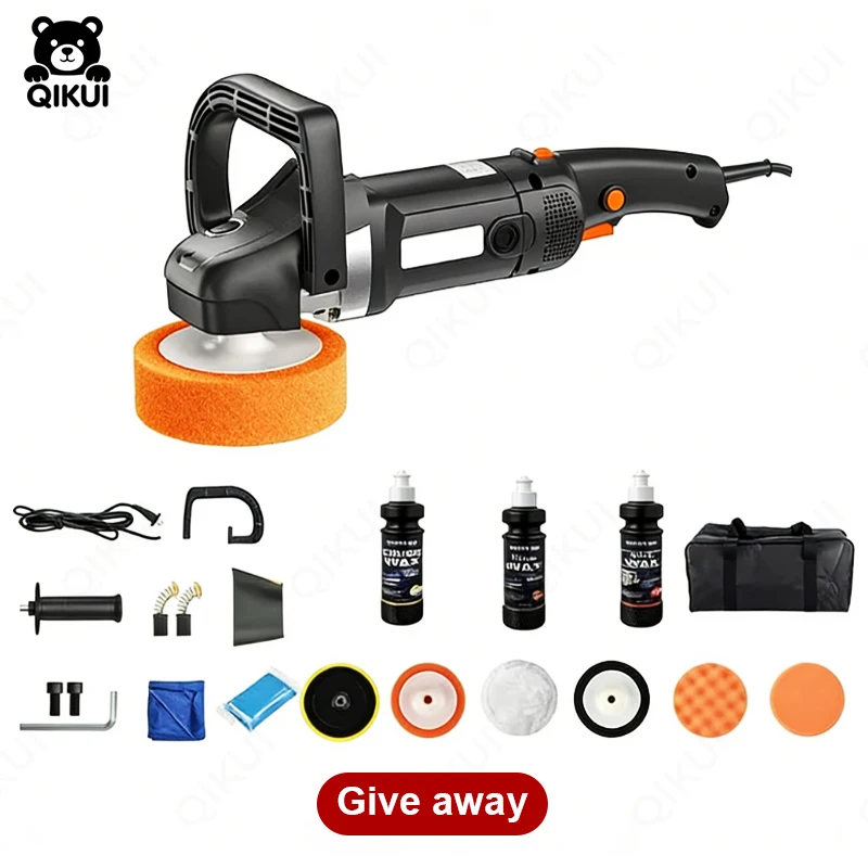 

8 Speed 7 Inch Car Polisher for Automotive Detailing Waxing Sealing Ceramic Coating Paint Correction and Tile Floor Polishing