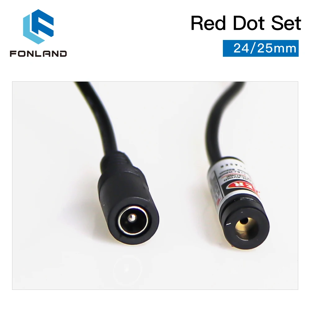 FONLAND Diode Module Red Dot Device Positioning DC 5V for DIY Co2 Laser Engraving Cutting Head