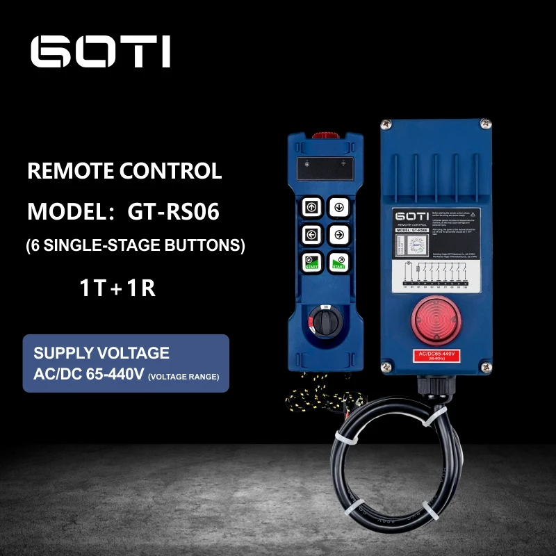 Imagem -04 - Interruptor de Controle Remoto sem Fio Industrial da Grua Guindaste Canais Substituir Uting F21-e1b F21-e1 Telecontrol Gt-rs06