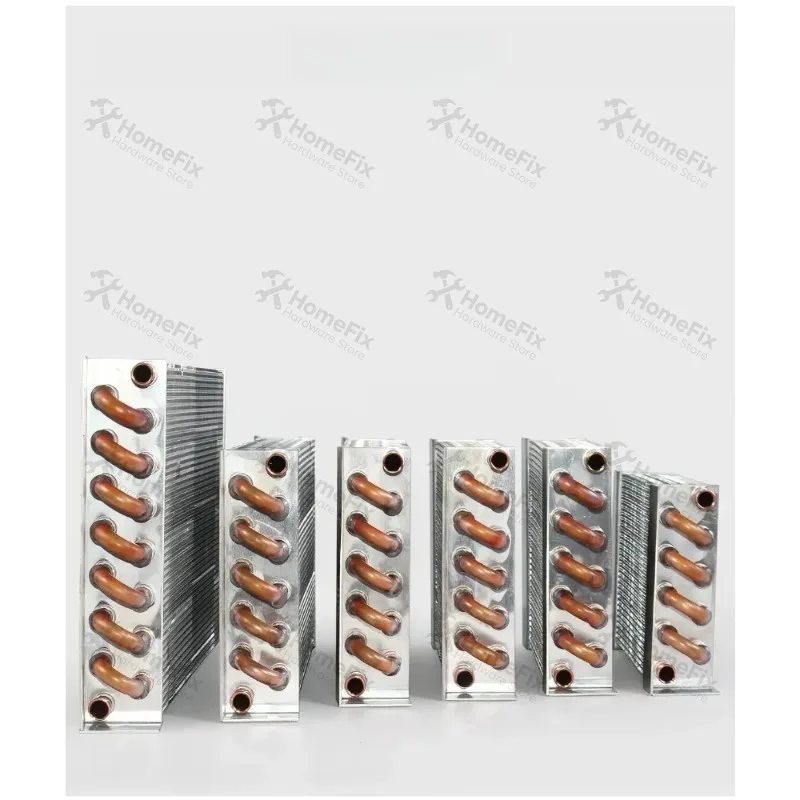 1PC Copper Tube Aluminum Fin Condenser, Air‑cooled & Water‑cooled Heat Exchanger for Refrigerator Freezer