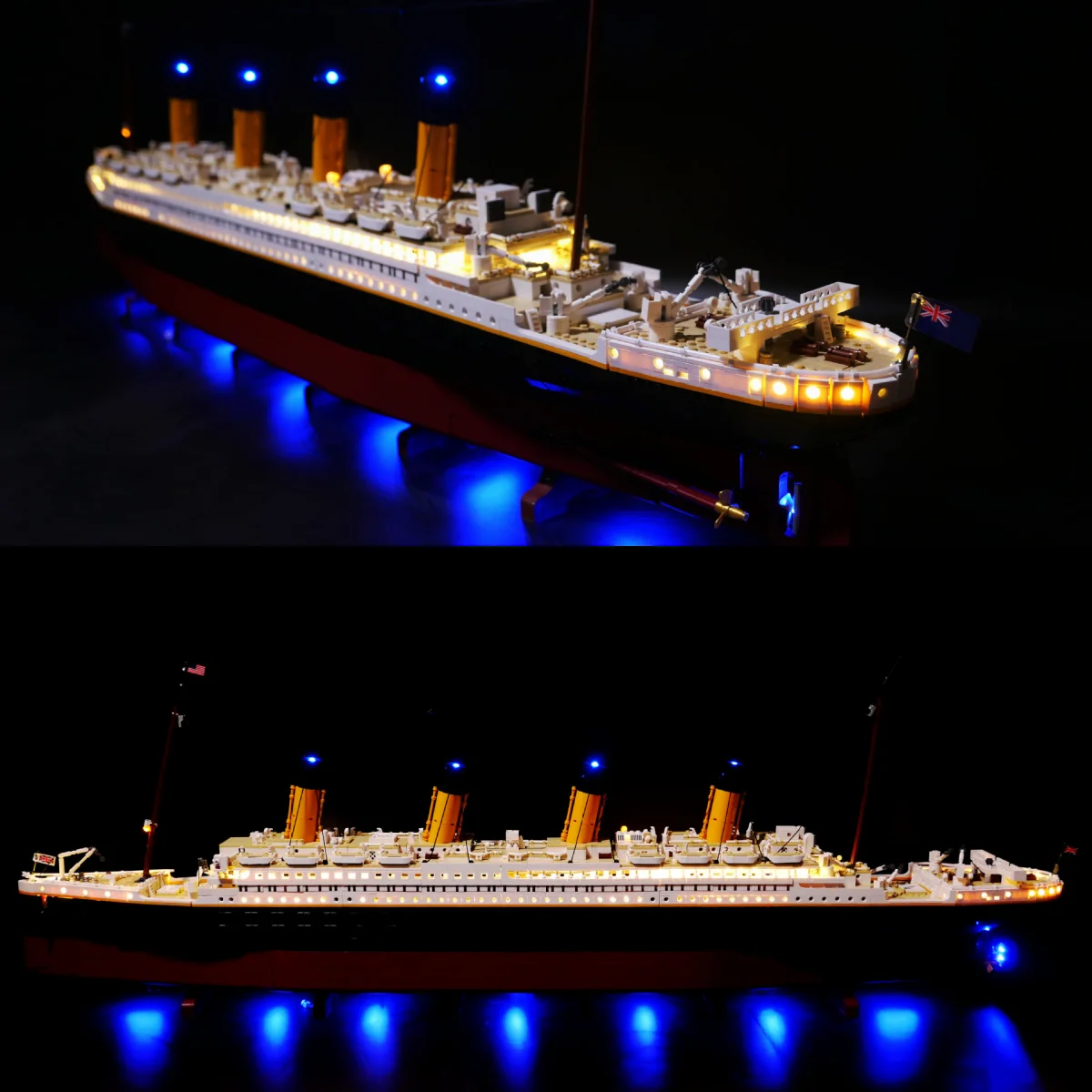 Klocki konstrukcyjne Disney Titanic, kompatybilne z 10294, 9090 elementów, duży model statku wycieczkowego, parowca, zabawka edukacyjna, prezent na Boże Narodzenie