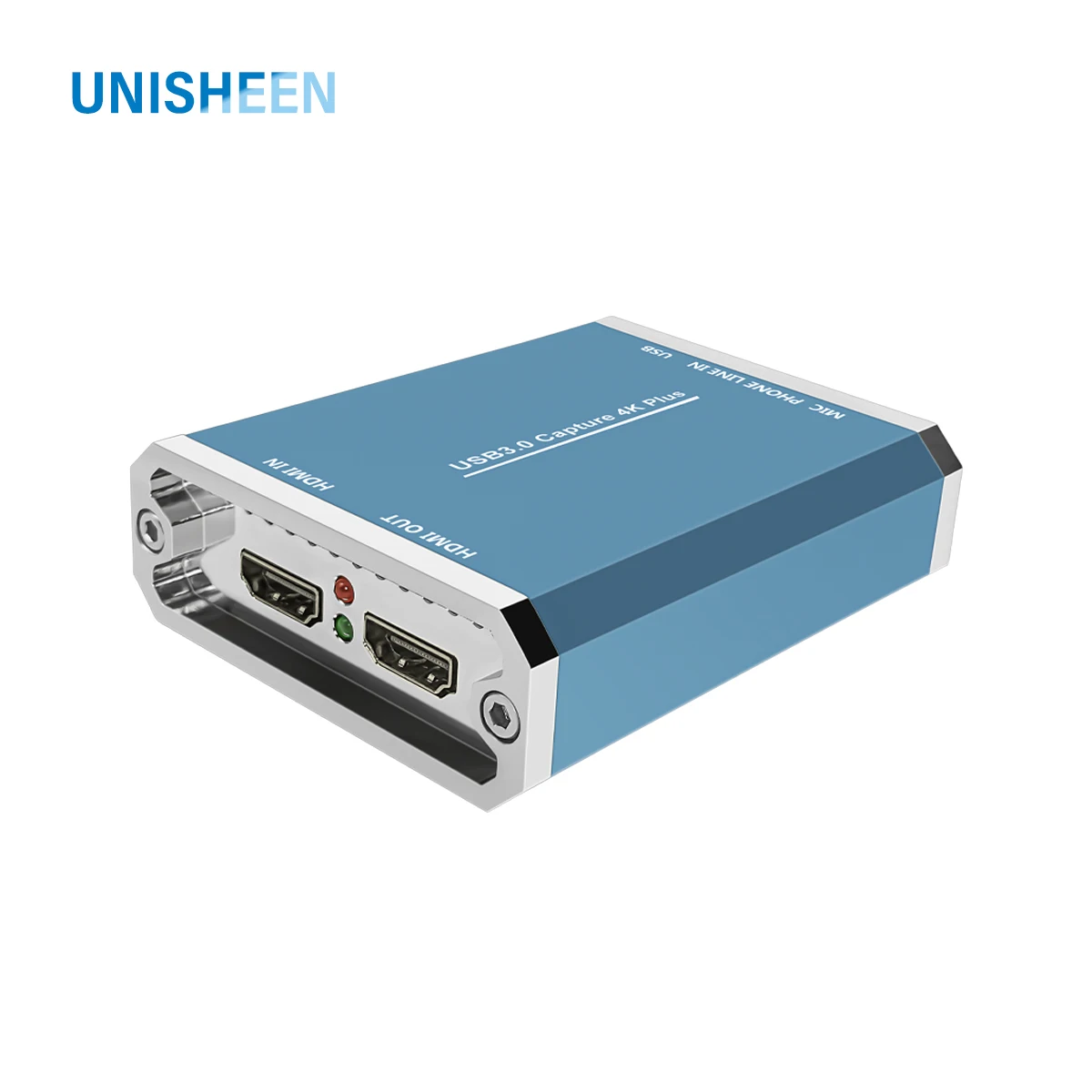 UNISHEEN Game Live Streaming Broadcast Zoom 1080P OBS vMix Wirecast UHD 4K HDMI VIDEO CAPTURE Card Box Grabber