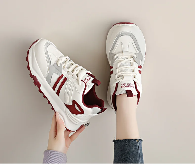 Leichte Damen-Laufschuhe, Frühlings-Neuheit, rutschfeste, weiche Sohle, Sportsneaker, bequeme, atmungsaktive Freizeitschuhe – Detail 16