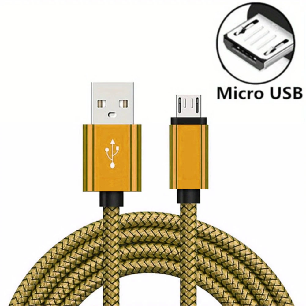 Micro USB Kabel Data Sync 2A Snel Opladen 1/3/5pcs Nylon Gevlochten Oplader kabel Voor Samsung Huawei HTC Android USB Micro Telefoon