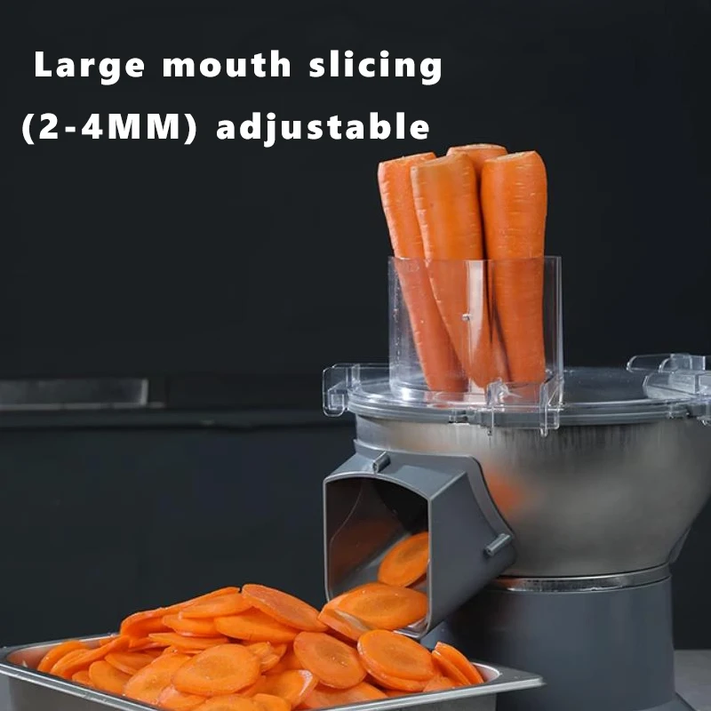 110V/220VMultifunctional Vegetable Carrot Potato Dicing Machine Cutter Slicer Commercial Dicing Machine Small Electric Slicer