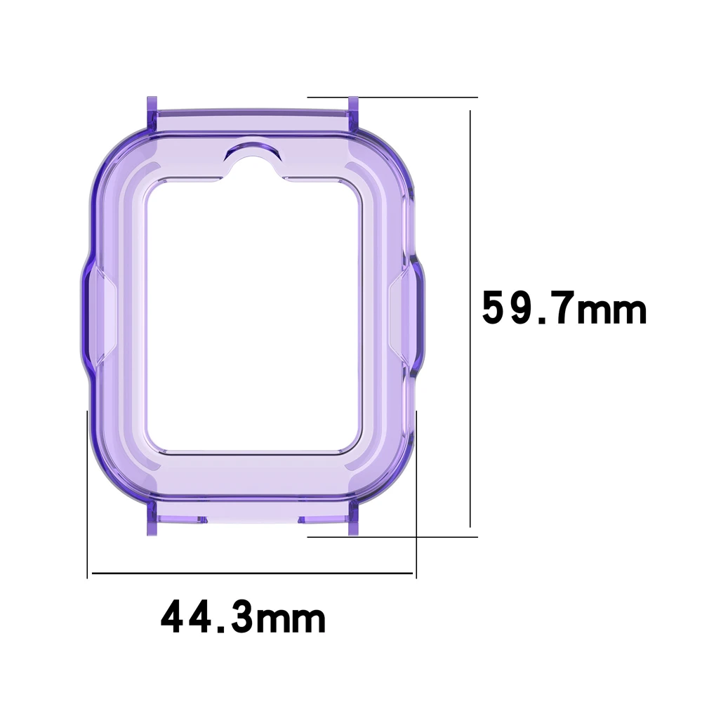 حافظة واقية لساعة الأطفال من HUUHUI ، حزمة نصف من البولي يورثين الحراري الناعم ، غطاء واقي ، غطاء صدفة صدفة ، إكسسوارات ساعة ، 4Pro