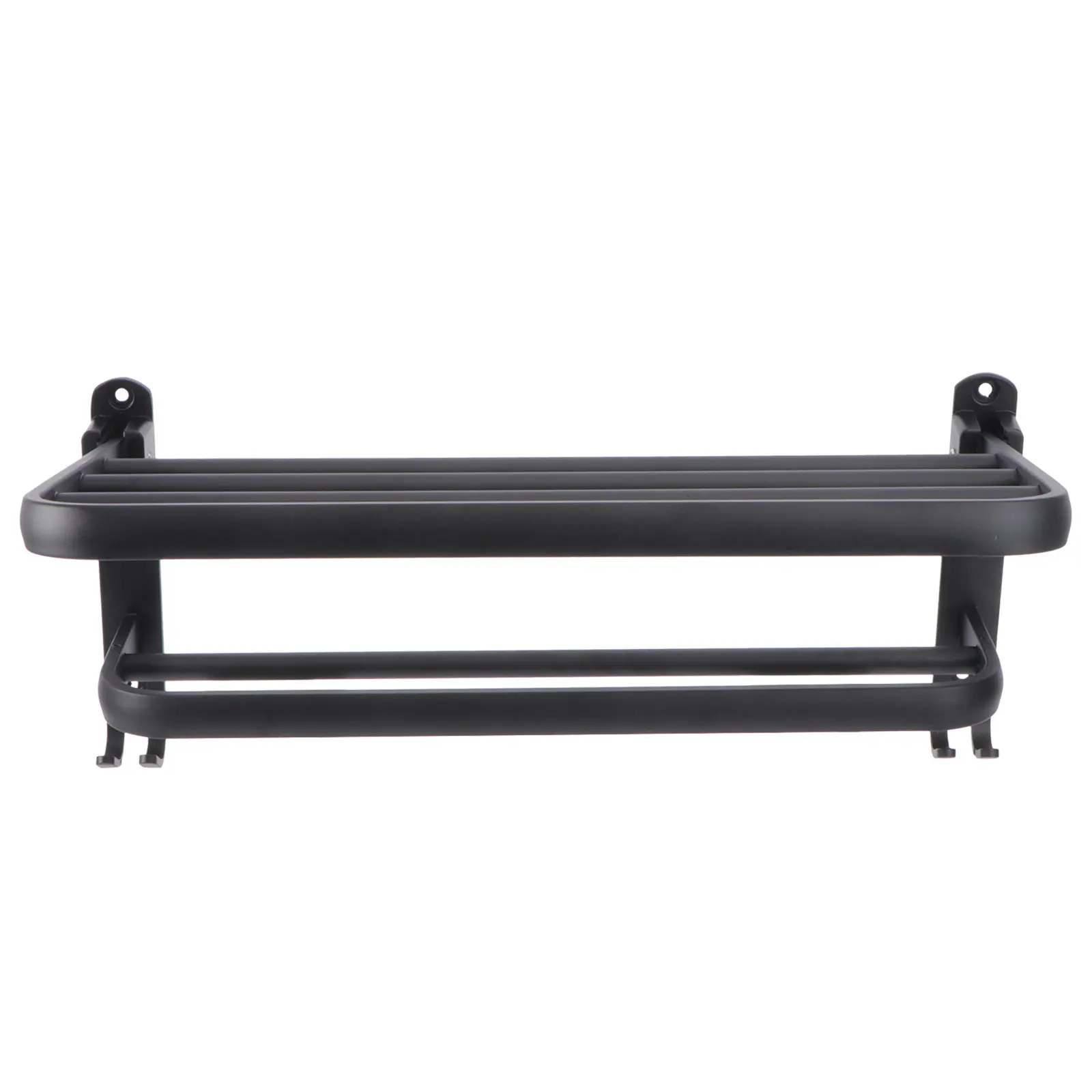 

1Set Wall-Mounted Towel Rack Rounded Arc Detailed Processing Surface Extend Service Life Easy Install Reposition