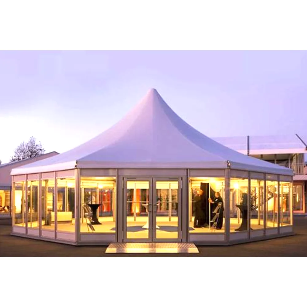 Custom Large Marquee Tent Luxury Aluminum Frame Waterproof Outdoor Event Wedding Party Exhibition Tent Design OEM ODM