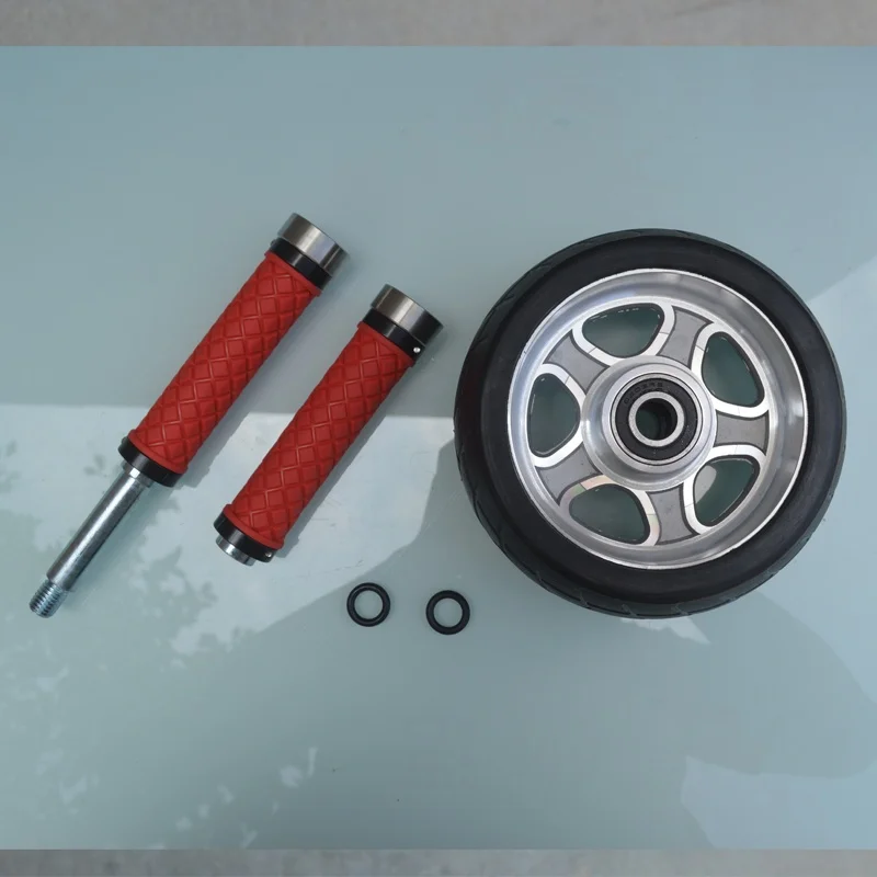 Rueda Abdominal de ación de Aluo y Goma con Doble Rodento Silencioso, Equipo de Ejercicio para el ar, Práctica d...