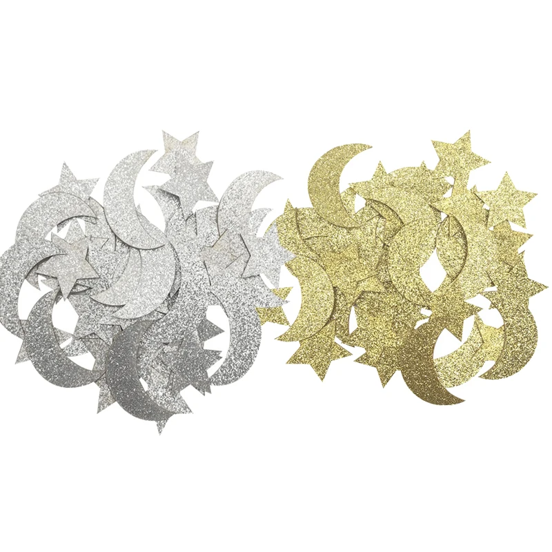 1 упаковка, Дневной светильник, украшение для дня рождения, украшение для дома, мусульманский стол, конфетти, Рамадан, сувенир