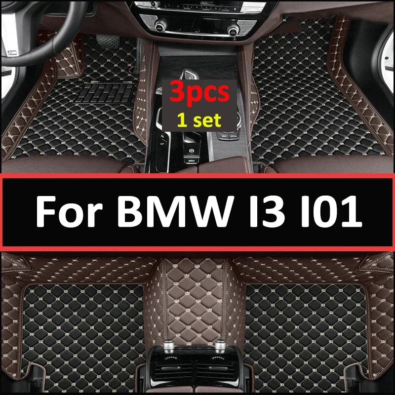 

Автомобильные коврики для BMW I3 I01 2013 ~ 2022, роскошный кожаный коврик, автомобильный водонепроницаемый набор для домашних животных, аксессуары для интерьера 2014