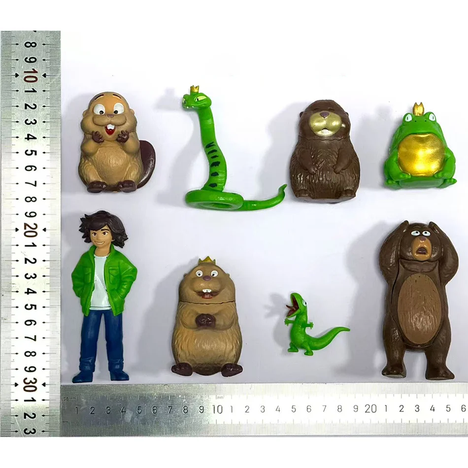 HOPPERS Beaver Transformation Project Cartoon Animal Figure High Reduction Exquisite Craft PVC Model Desktop Decoration Collecti