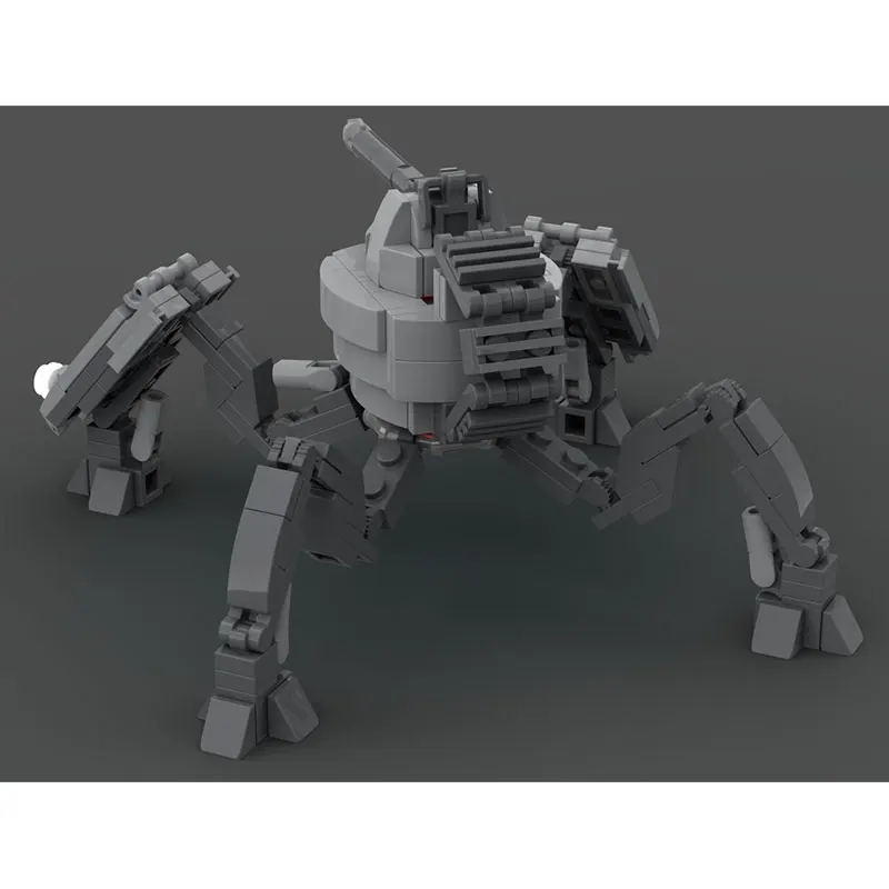 MOC Building Block Space War Gray Spider Mecha Construction Birthday Gifts DIY Creative Idea Brick Toys Education 455PCS