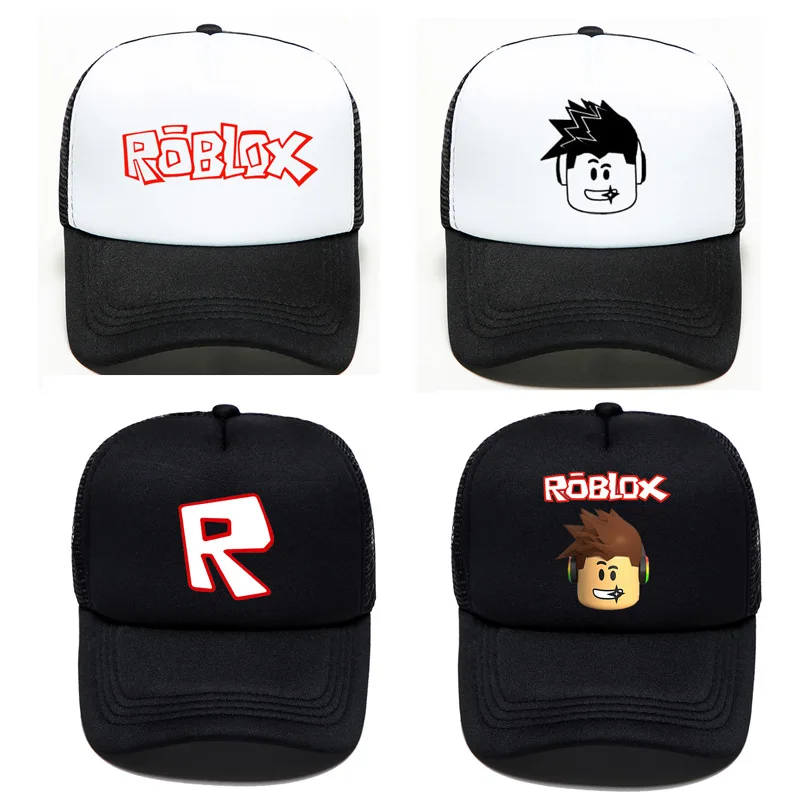 Hot Roblox Game Baseball Cap Children Cartoon Anime Figure Print Hat Boy Girl Breathable Kid Hat HipHop NetCap Kawaii Gift