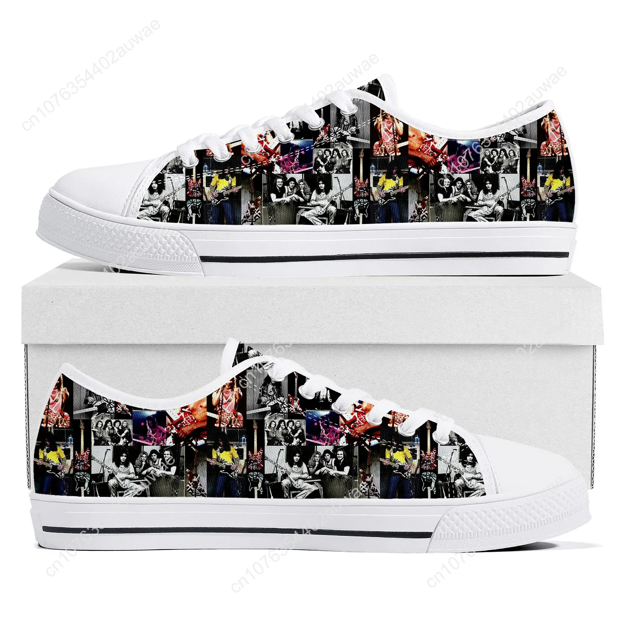 Van Evh 5150 Stripes Halen Low Top Sneakers di alta qualità uomo donna adolescente Sneaker di tela 1984 scarpe Casual da coppia scarpe personalizzate