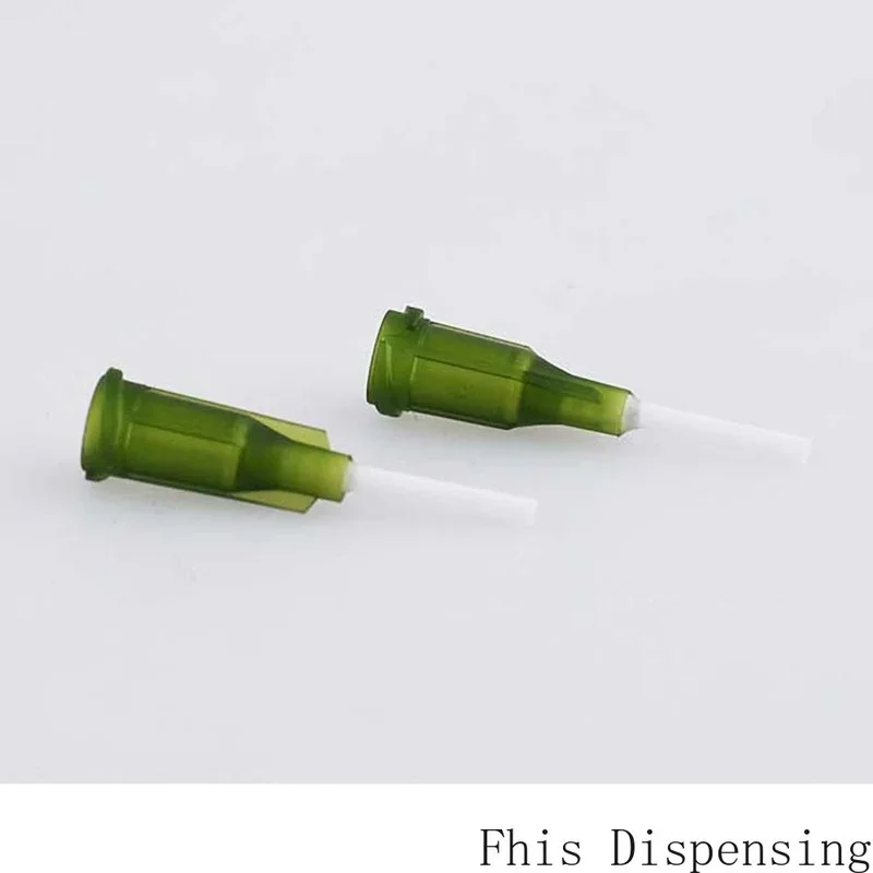 100 접착제 분배 바늘 팩, 튜브 길이 12.7mm, 0.5 인치 PP 유연한 바늘 14G
