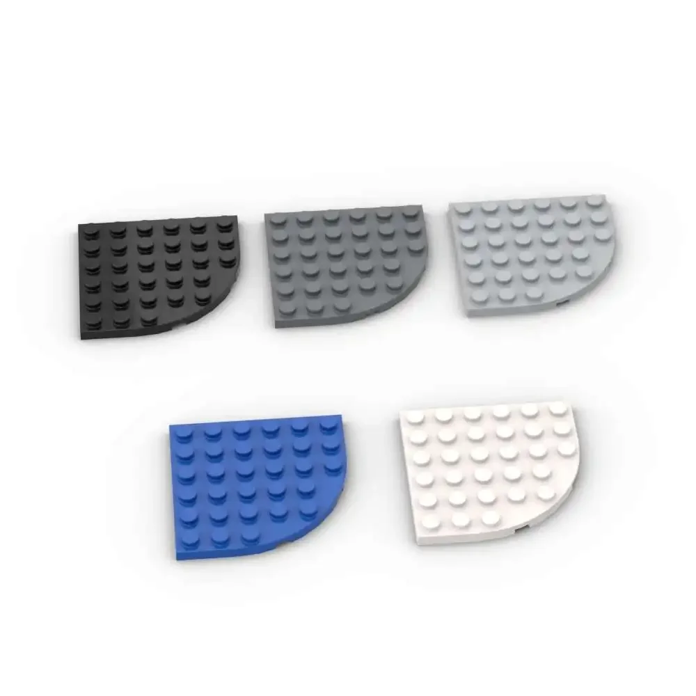 MOC 10 قطعة التراص 6003 6x6 لوحة مجلس الطوب الزاوية المستديرة بديل بنة ألعاب رائعة الكبار الصبي هدايا العيد