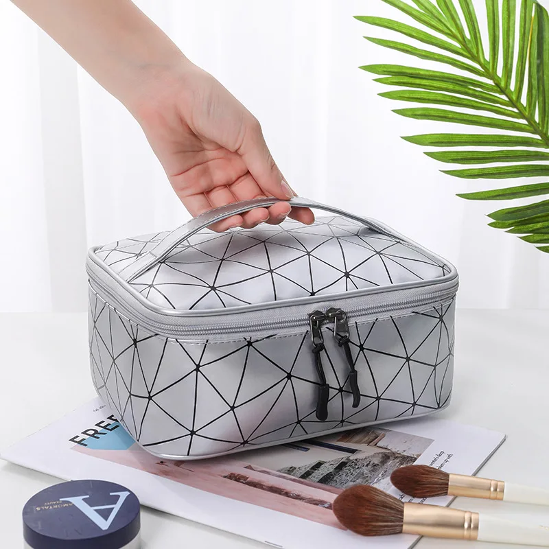 High Capacity Travel Cosmetic Bag Waterproof Women Makeup Bag Toiletries Organizer Storage Makeup Cases Zipper Wash Beauty Pouch