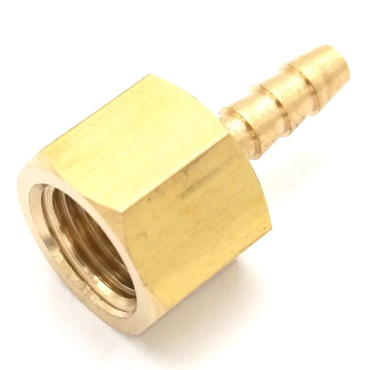 

Внутренняя резьба 1/4 дюйма NPT x 3/16 дюйма, латунный переходник для топливного фитинга с зазубринами для шланга