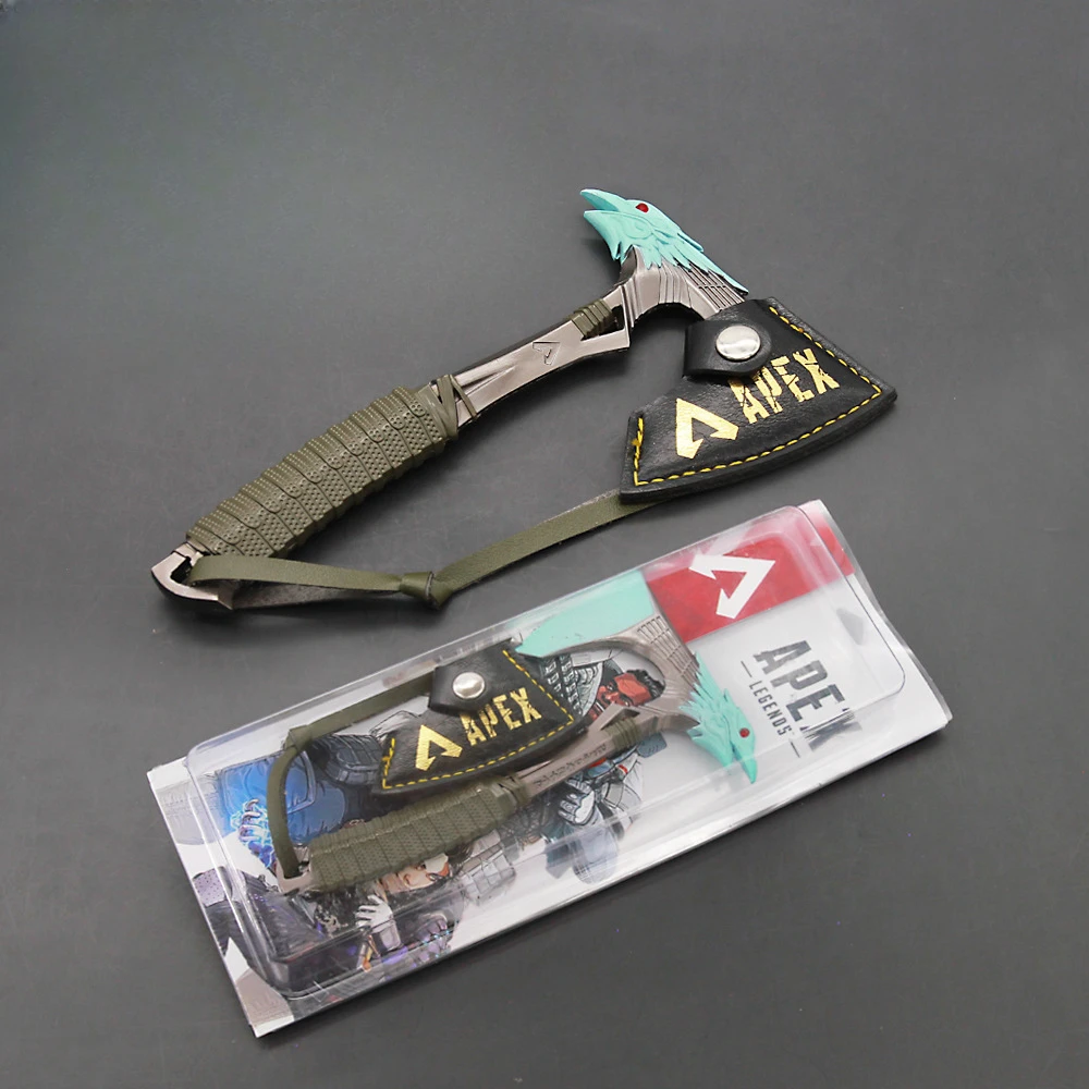 Apex Legends Ax Weapon Kairi Imahara Fluorescence Uncut Bloodhound Heirloom 15cm Raven Bite Model Weapon Model Boy Gift Kids