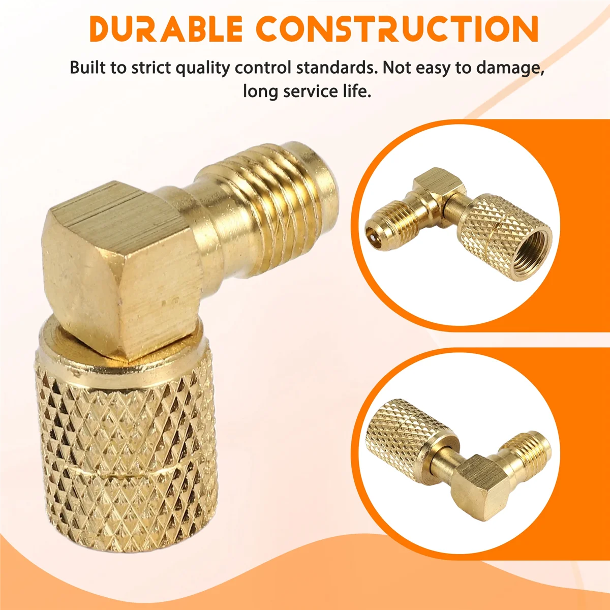 

Трендовый переходник для холодильного адаптера M1/4 Sae-F 5/16 для шланга манометров R410A