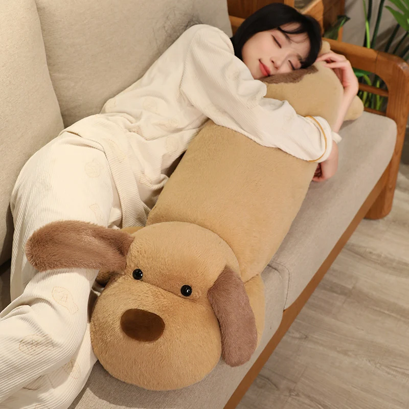 

Длинная полоска, плюшевые игрушки для щенков, мягкая уютная подушка с рисунком собаки, успокаивающий спальный компаньон, декор комнаты, детский подарок на день рождения