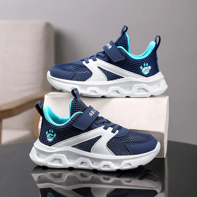 

Новая детская повседневная обувь, летние дышащие сетчатые кроссовки для детей, повседневная спортивная обувь, удобная прогулочная обувь для мальчиков и девочек