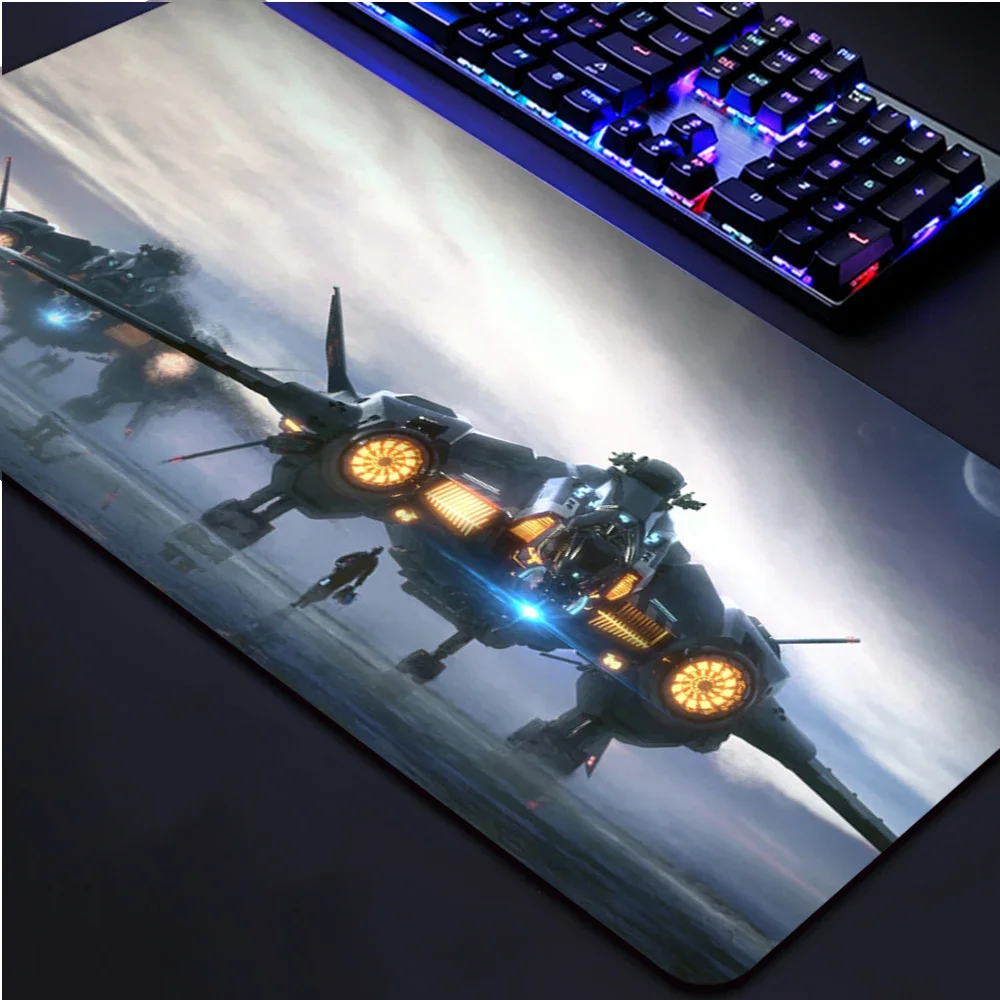 

Star Citizen Mouse Pad Rubber Table Large Gamer Tapis De Souris Xl Desk Mat Computer keyboard Gaming Accessories Carpet Mousepad