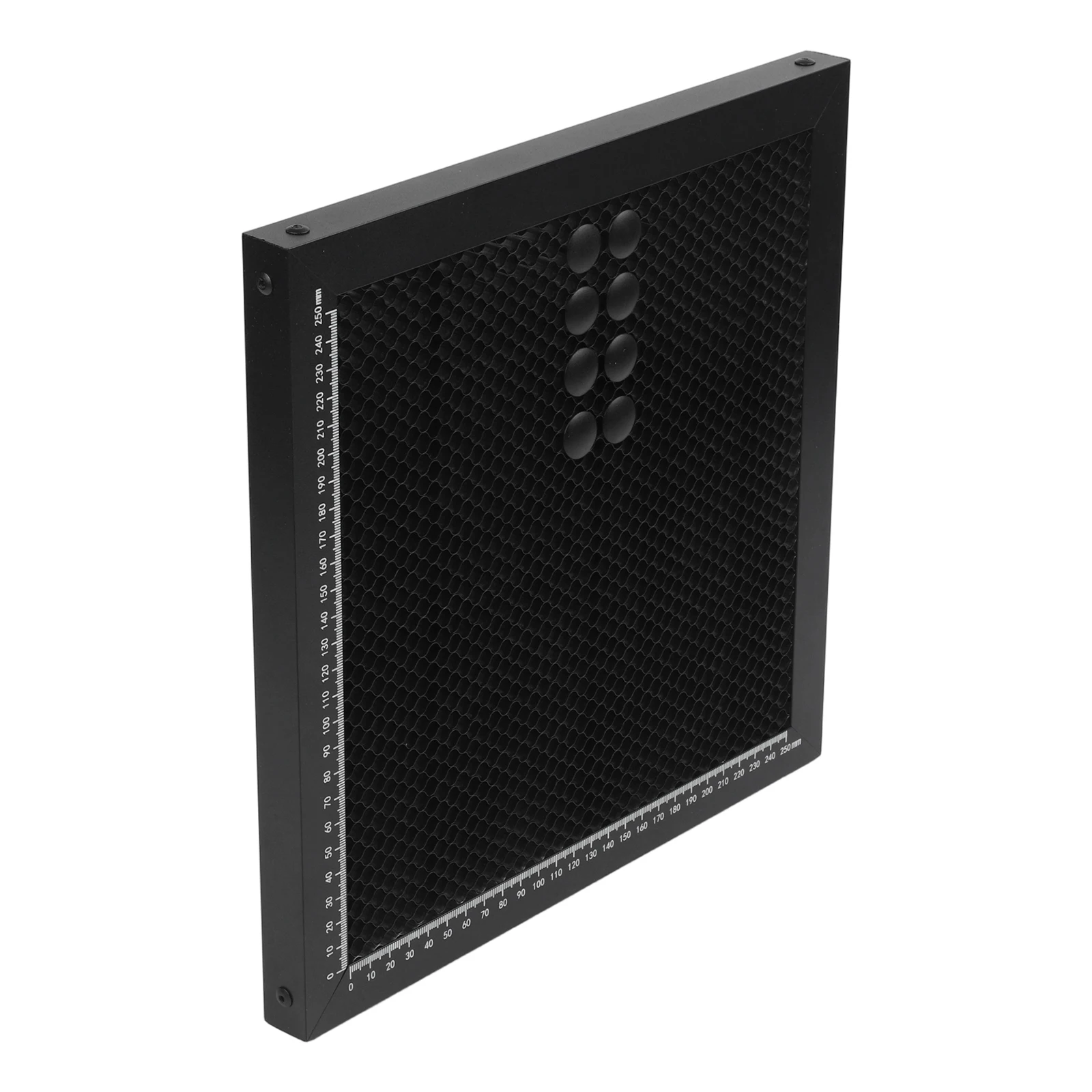 Workbench Accessory for Engraving Machines For Honeycomb Board 300x300mm Aluminum with Measurement Scale and Smoke Ventilation