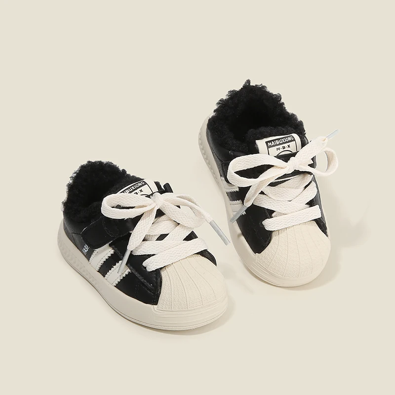 Baby Cotton Shoes Baby Children Toddler Shoes Board Shoes Boys Fall and Winter Casual Shoes Girls Shoes