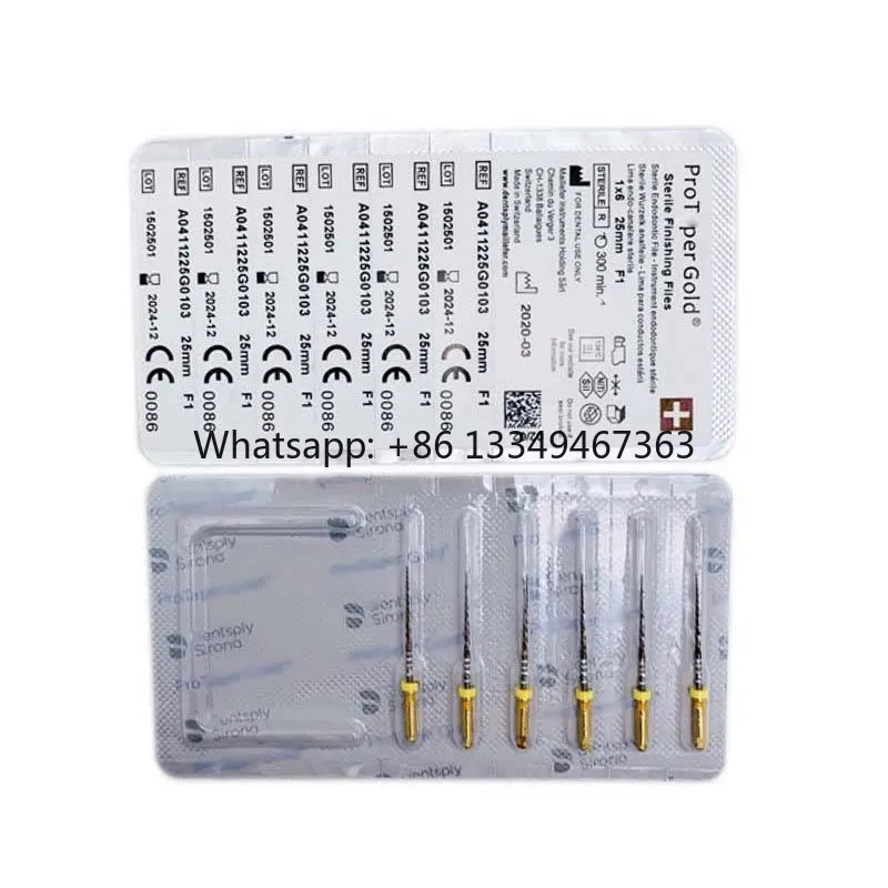 

Dental Endodontic Files Pro-T-aper GOLD Files Teeth Root Tools 25mm 21 mm 31 mm
