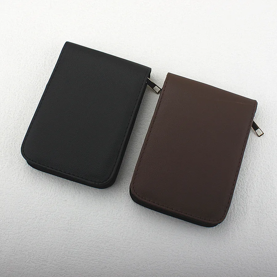 

Качественная авторучка/сумка для ручек-роллеров, пенал доступен для 12 ручек — черный кожаный держатель для ручек/чехол