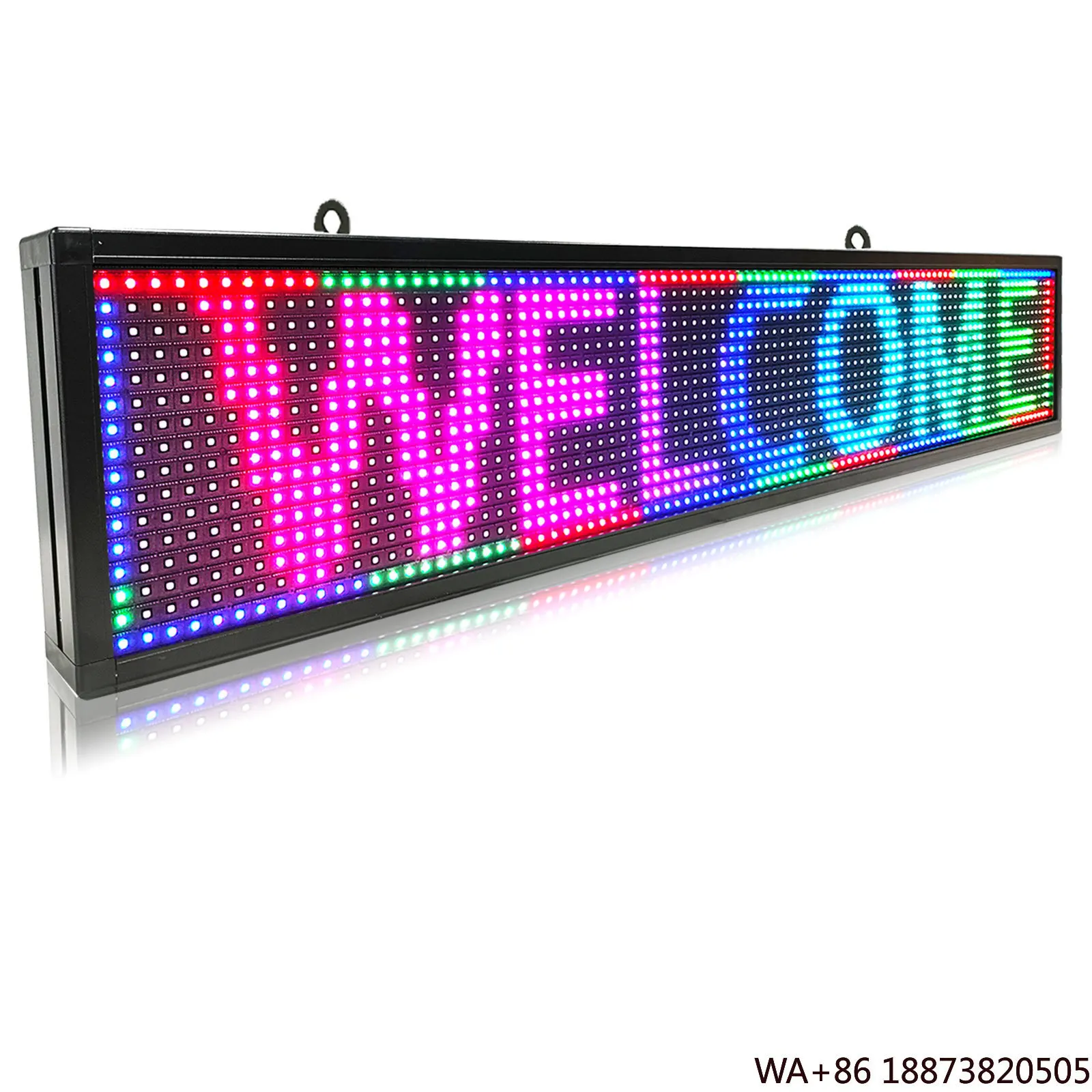 

Наружный светодиодный знак с прокруткой, настраиваемый дисплей P6 P10, доска объявлений, индивидуальный полноцветный, высокая яркость, управление Wi-Fi