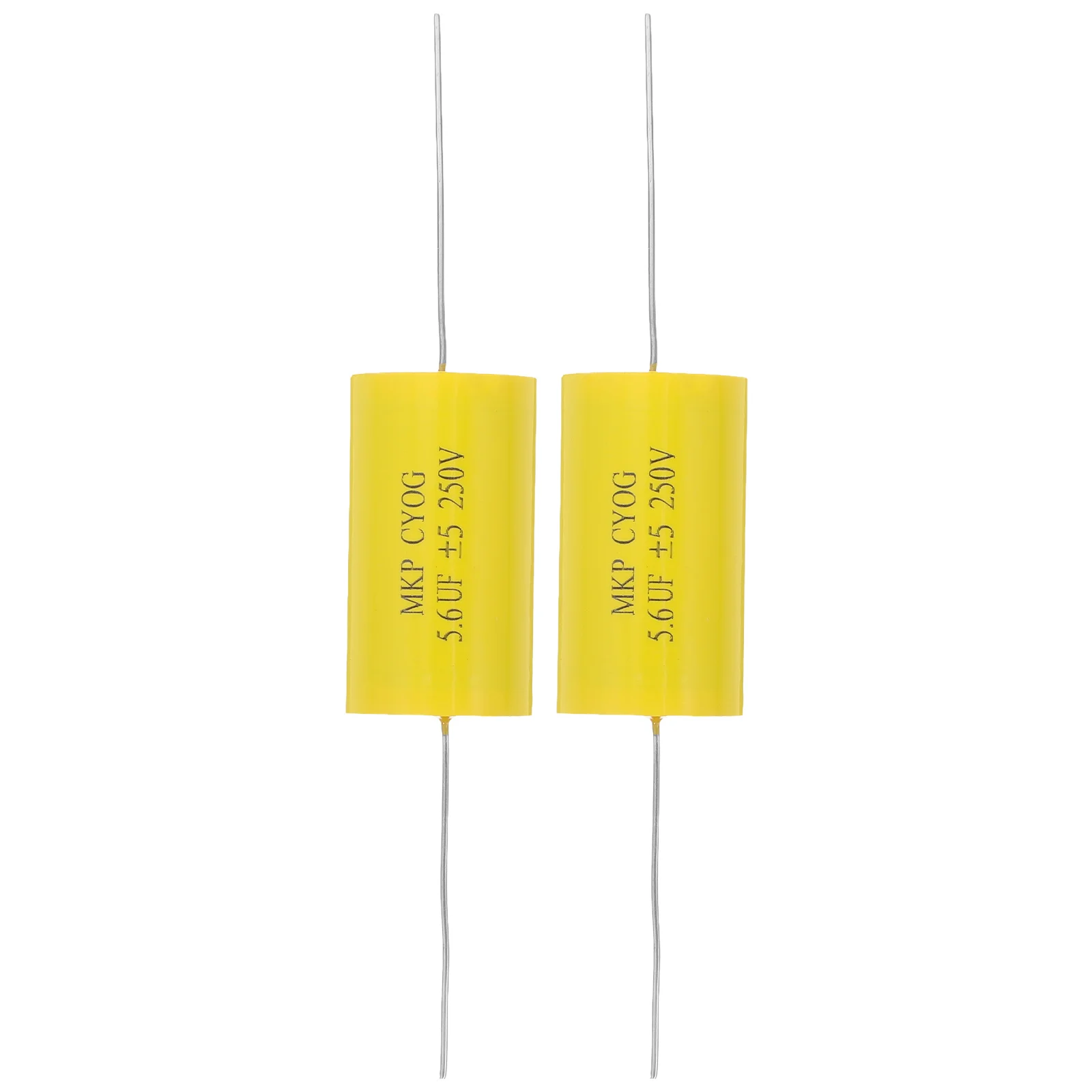 

2pcs Audio Crossover Capacitor Nonpolar Axial Speaker Highfidelity Signal Transmission Low Loss Performance Tweeter