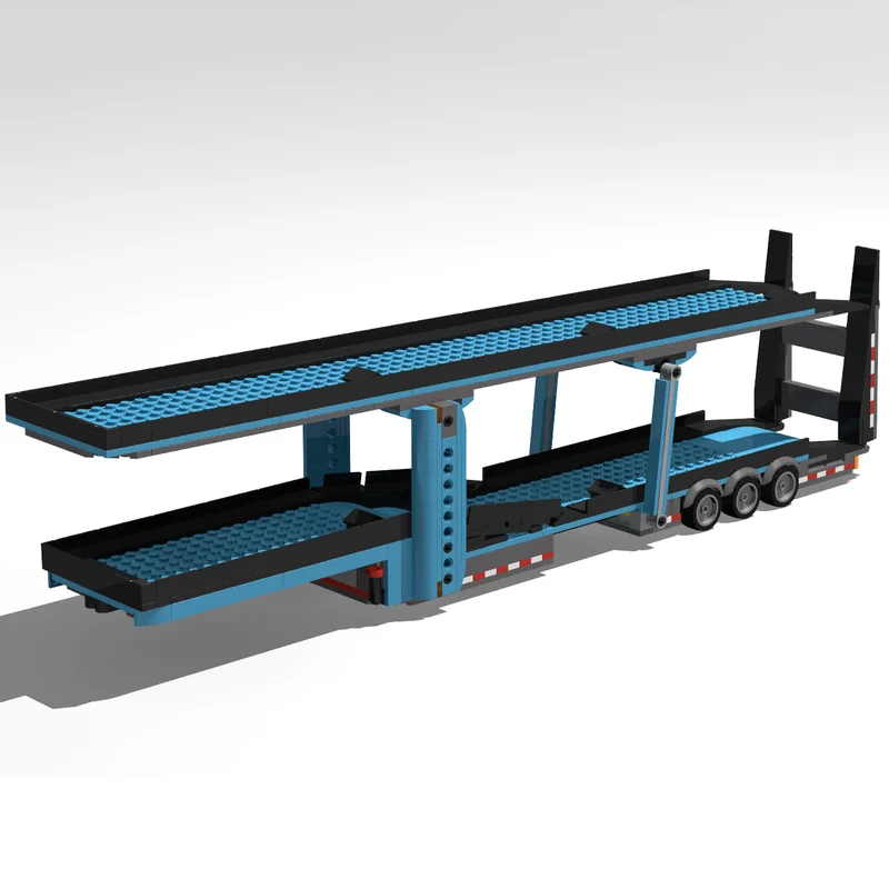 Mobil Balap Champion Speed Cars Moc Building Block Model Truk Pengangkut Mobil Teknologi Brick DIY Perakitan Konstruksi Mainan Hadiah Liburan