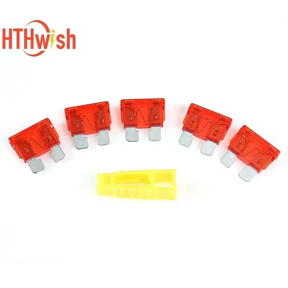 New 10PCS Medium Car Fuses Blade Type Fuse Set 5A 7.5A 10A 15A 20A 25A 30A 35A 40A for Electric vehicles,motorcycles