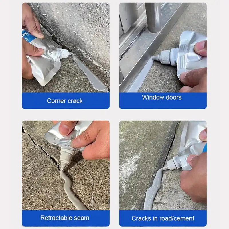 500g Crack-Resistant Gap-Filling Glue Quick-Drying Roof Leakage Waterproof Material Building Top Leak Repair Glue