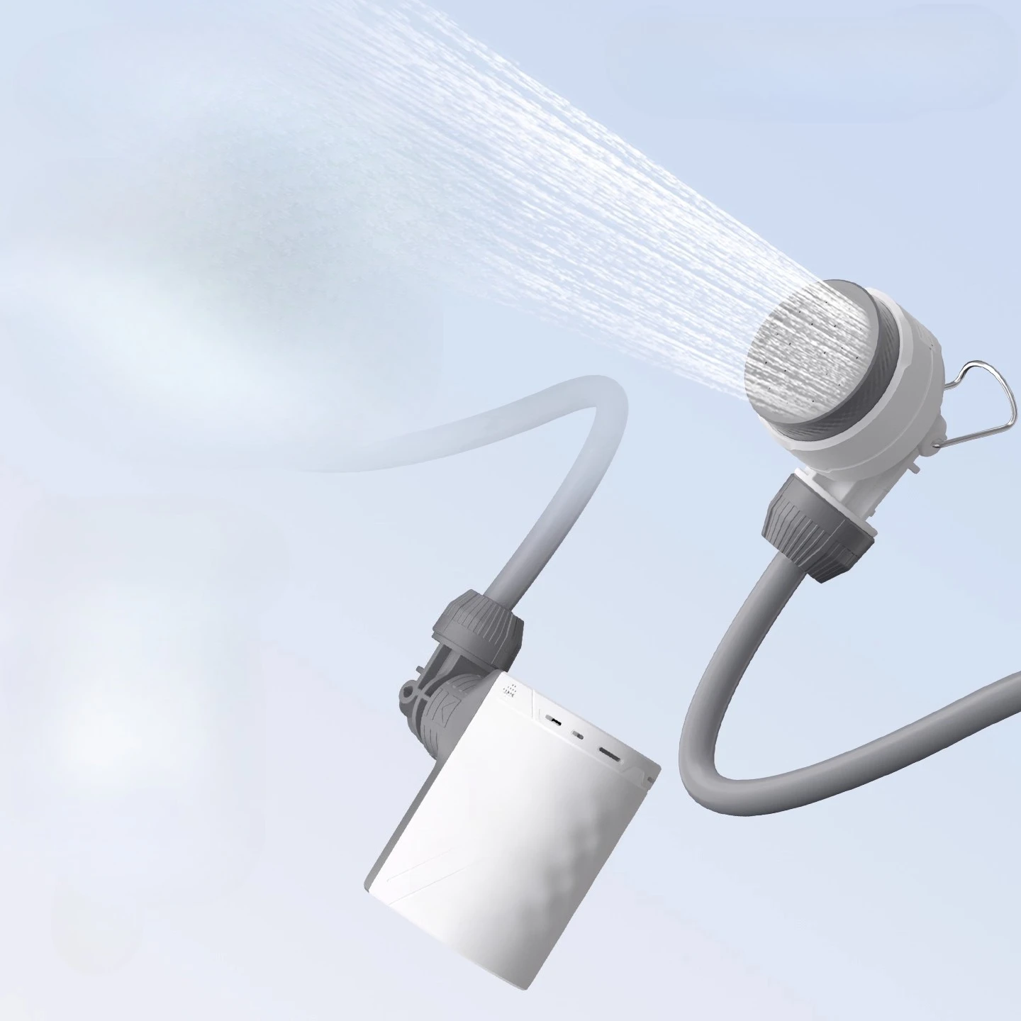 

Outdoor portable electric pump shower camping electric shower dormitory bath artifact