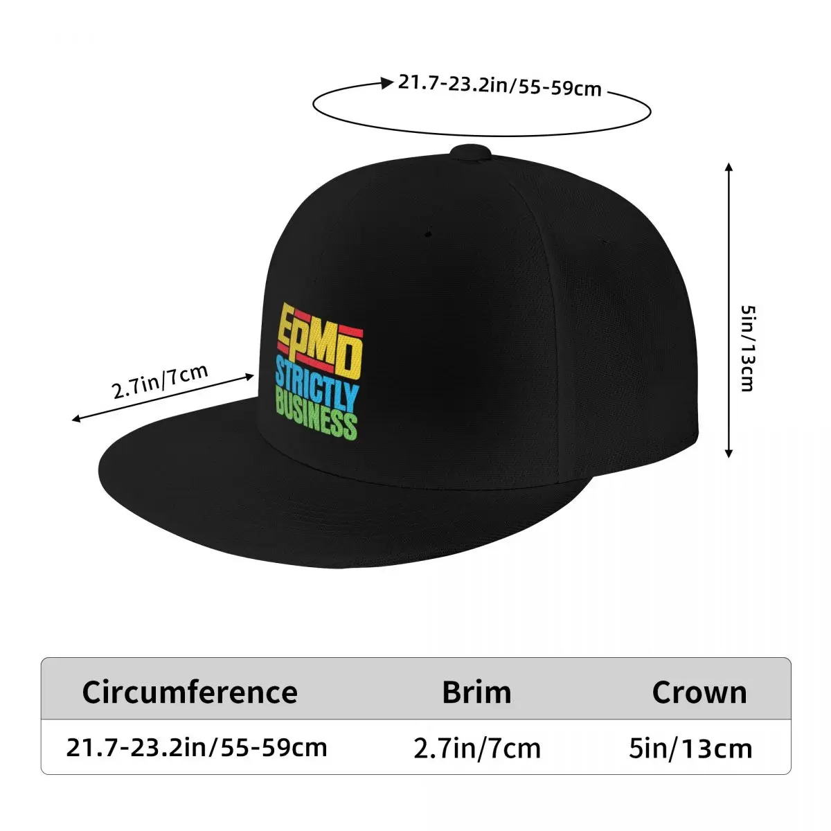 EPMD-Casquette de baseball hip hop pour hommes et femmes, vêtements de golf à la mode, chapeau de luxe pour hommes, 2024