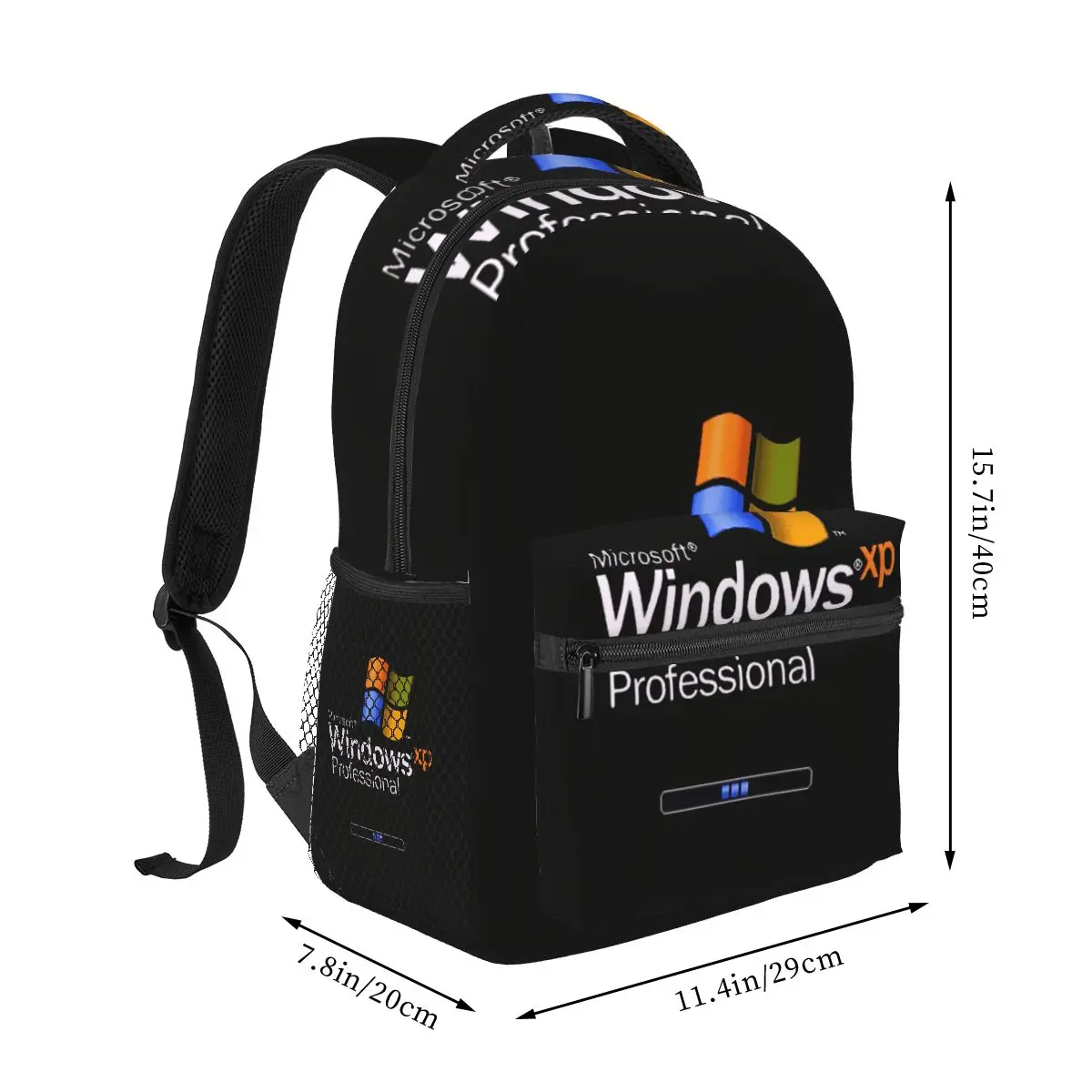 Windows 95 Geeks Nerd Mesh Backpacks Boys Girls Bookbag Children School Bags Cartoon Laptop Rucksack Shoulder Bag Large Capacity