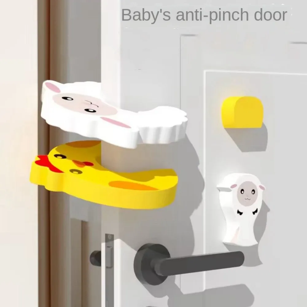 Cute EVA Baby Safety Door Stop Children Protection Security Cabinet Locks Door Stopper Finger Protector Door Clip Baby Newborn