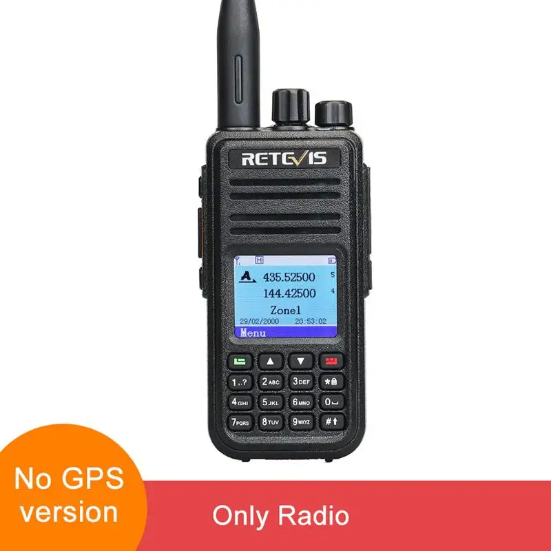 Top RT3S Walkie Talkie DMR Radio Uhf Vhf Digital Amateur 5W Long Range Ham Radio Stations Walkie-Talkies Professional GPS