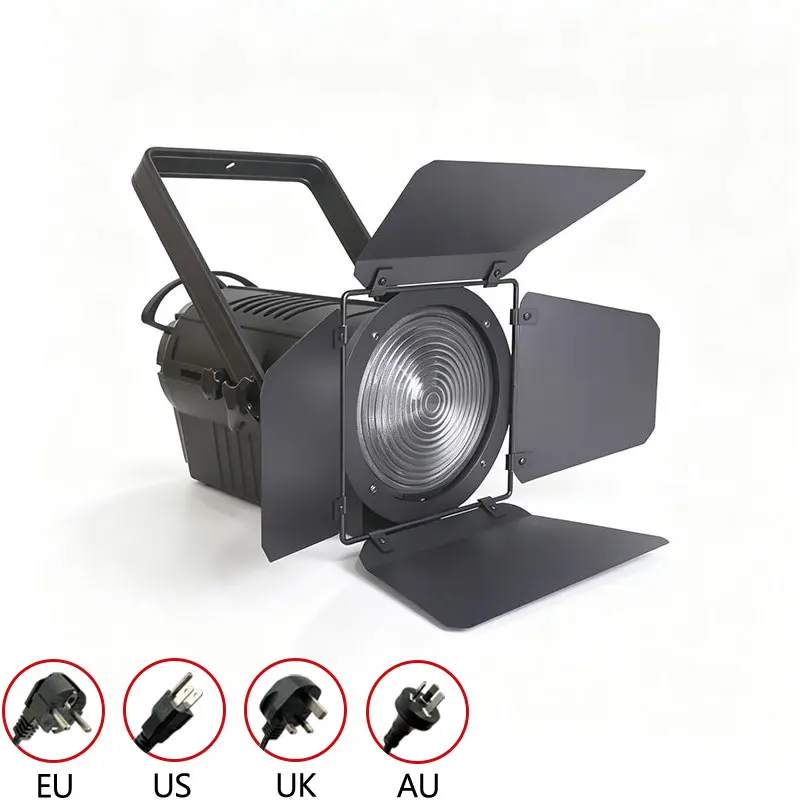 Zoomable Stage Light 200W LED Threaded Glass Condenser Lens  Adjustable Beam Angle Spotlight Soft Light Effect for Wedding Stage