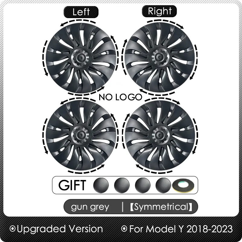 4 Stuks/1 Stuks Wieldoppen Prestatie Auto Vervangers Hub Cap Full Velg Cover Accessoires Voor Tesla Model Y 19 Inch Wieldop 2024 - afbeelding 1
