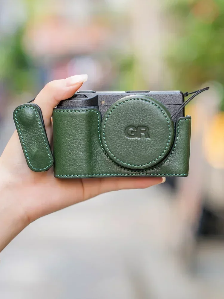 For Ricoh GR GR1 GR2 GR3 Ricoh Gr3x TOP Genuine leather Camera bag Vintage handmade Real Leather Protective Case