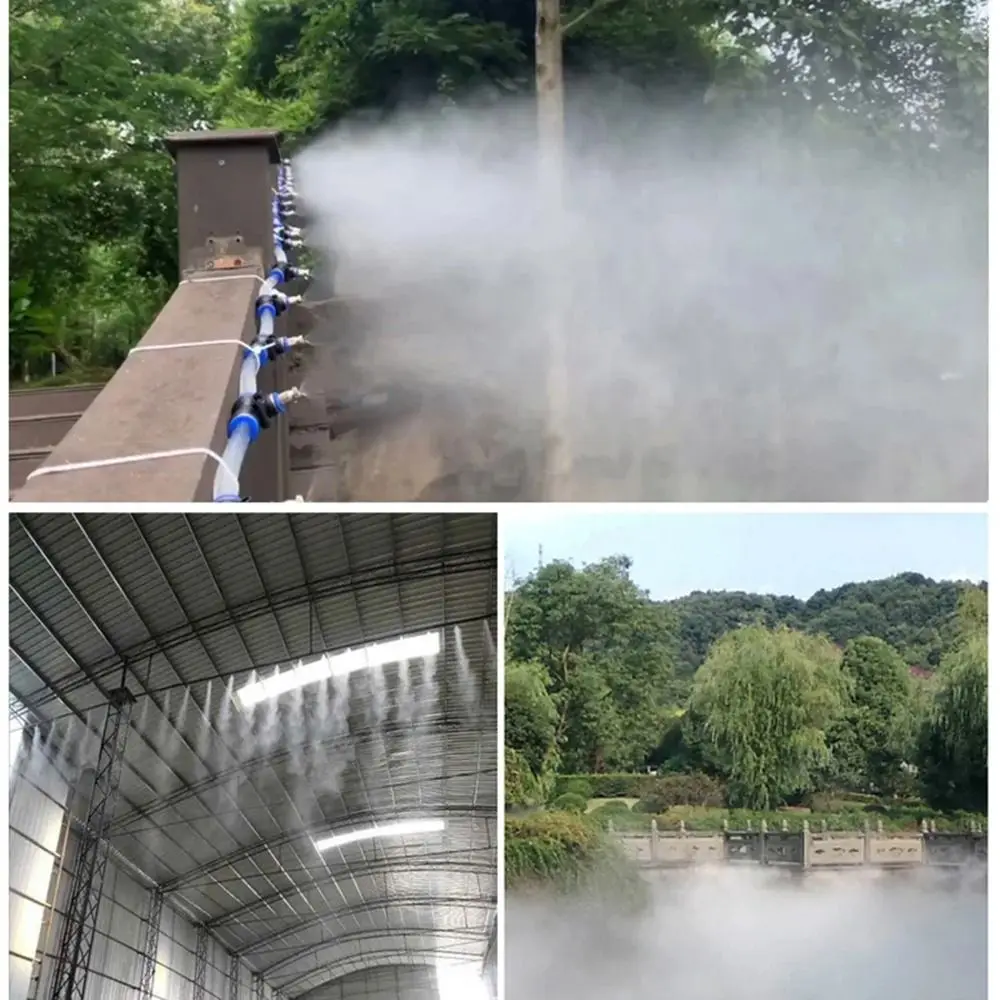 Low Pressure Garden Water Irrigation Sprinkler Quick Pushing Nozzles For Misting Cooling System Gardening Irrigation Parts